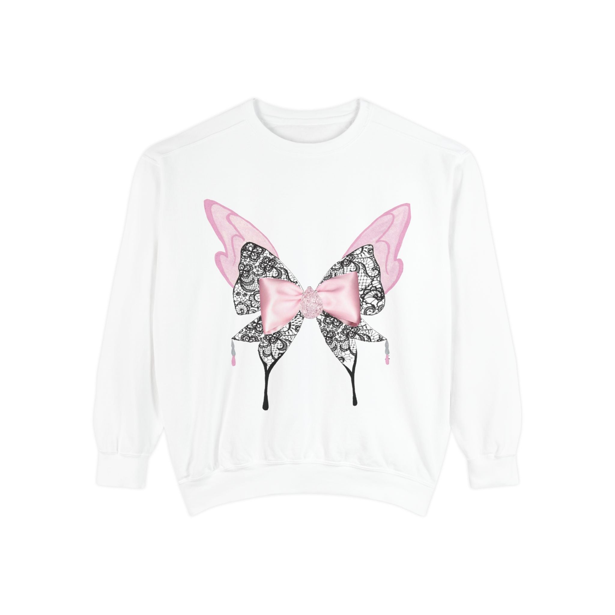 Lace butterfly Sweatshirt