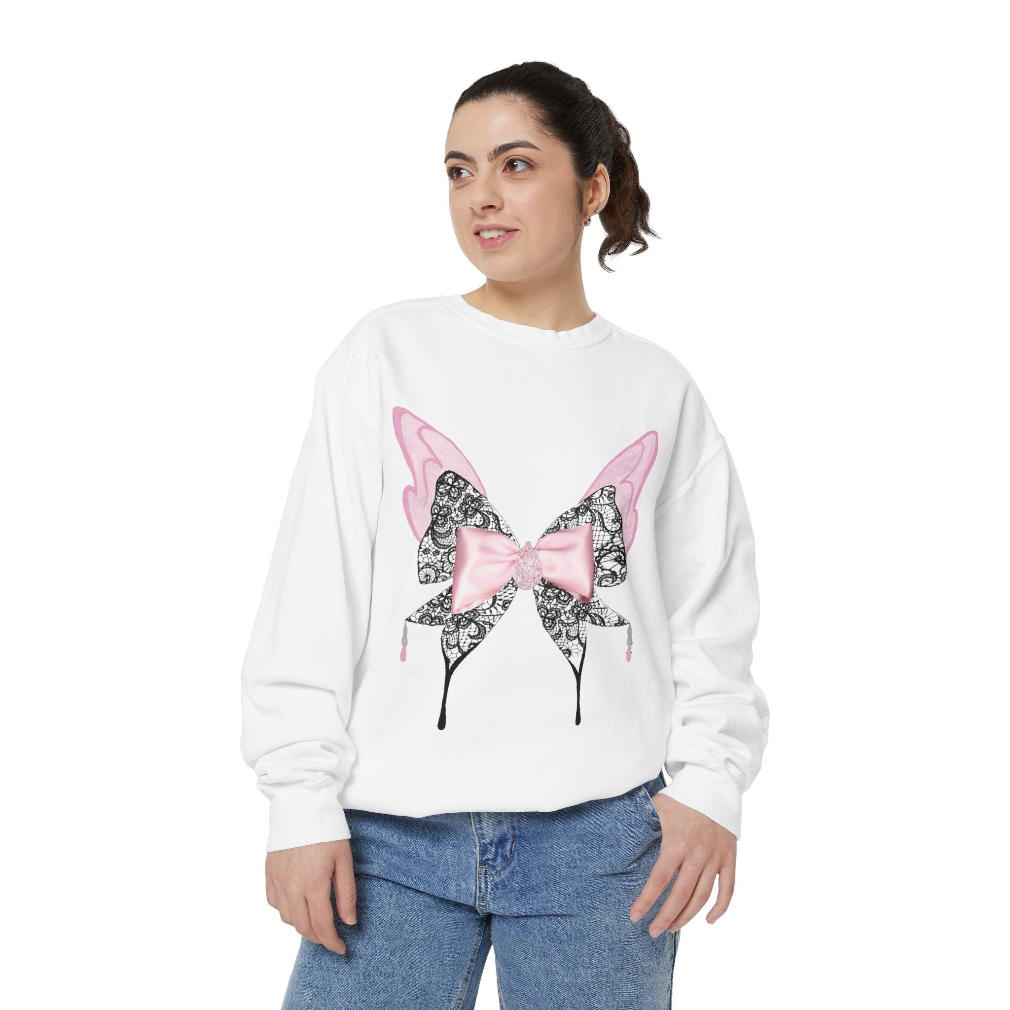 Lace butterfly Sweatshirt