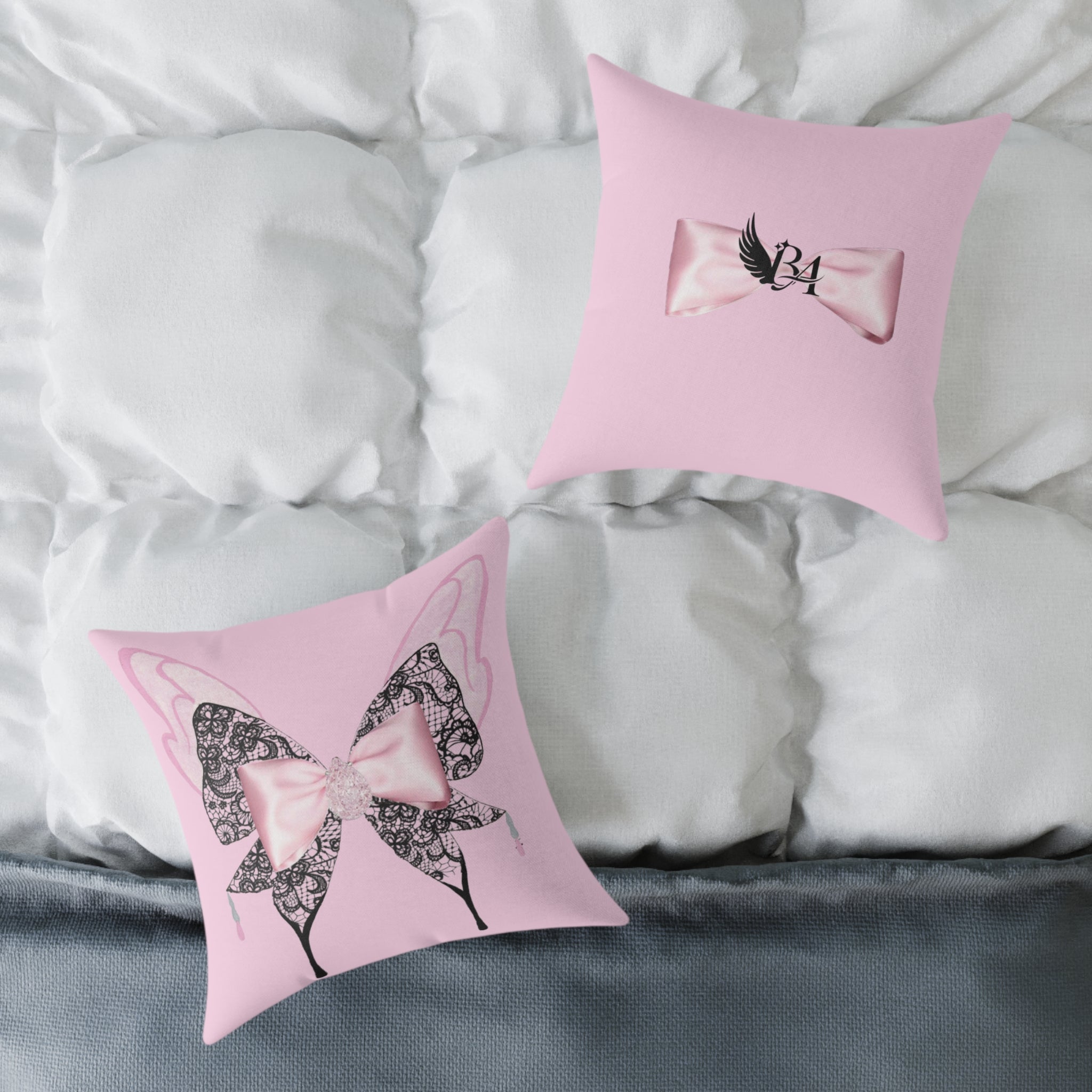 Lace butterfly Pillow